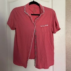 Coral colored PJ Set